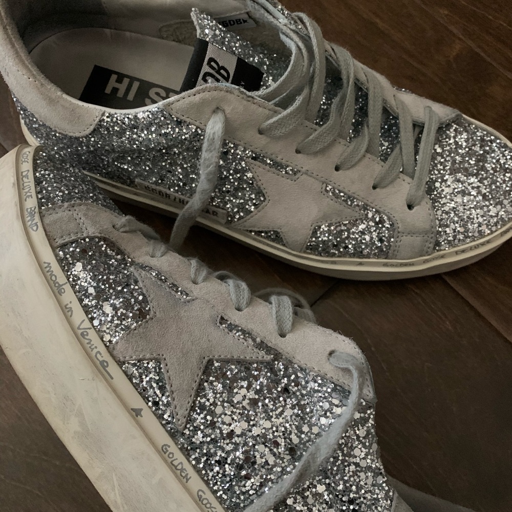 GOLDEN GOOSE HI STAR ⭐️ GLITTER 38